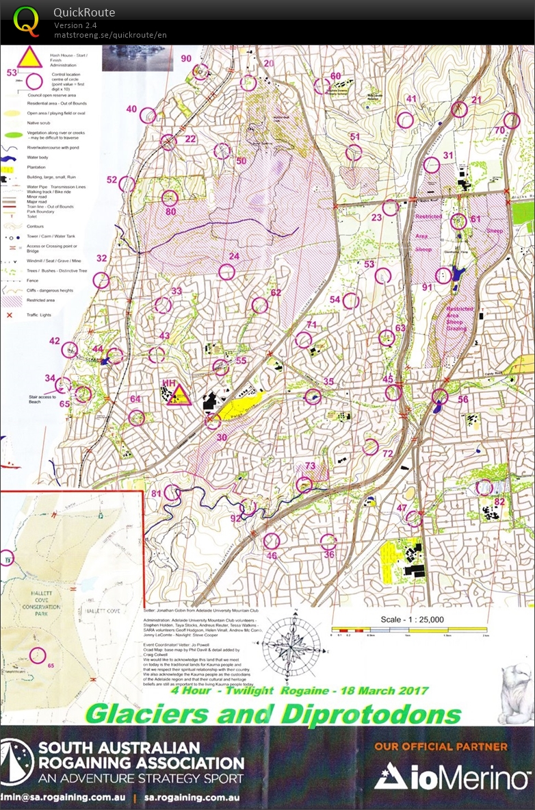 4h Twilight Rogaine (18/03/2017)