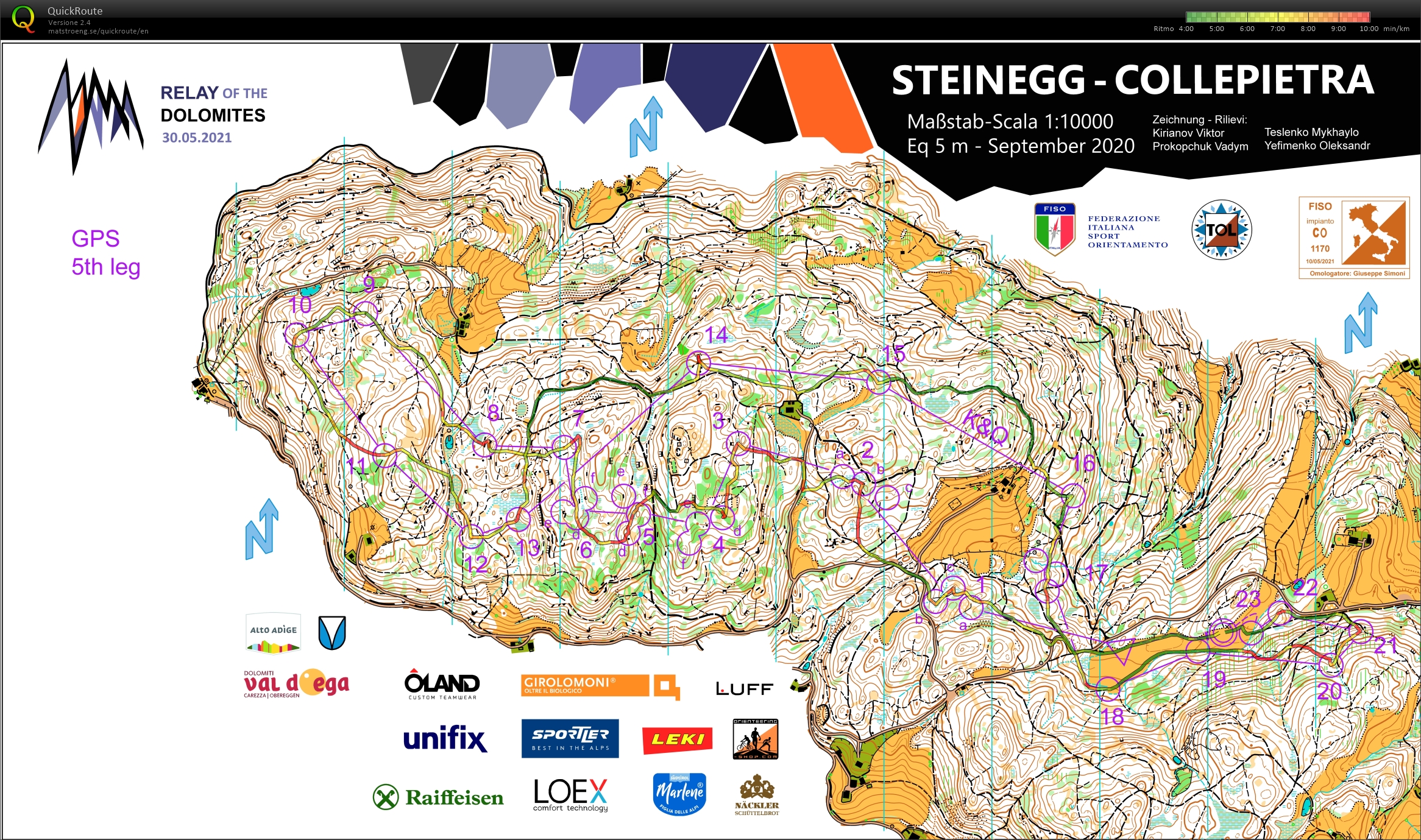 Relay of the dolomites (30/05/2021)